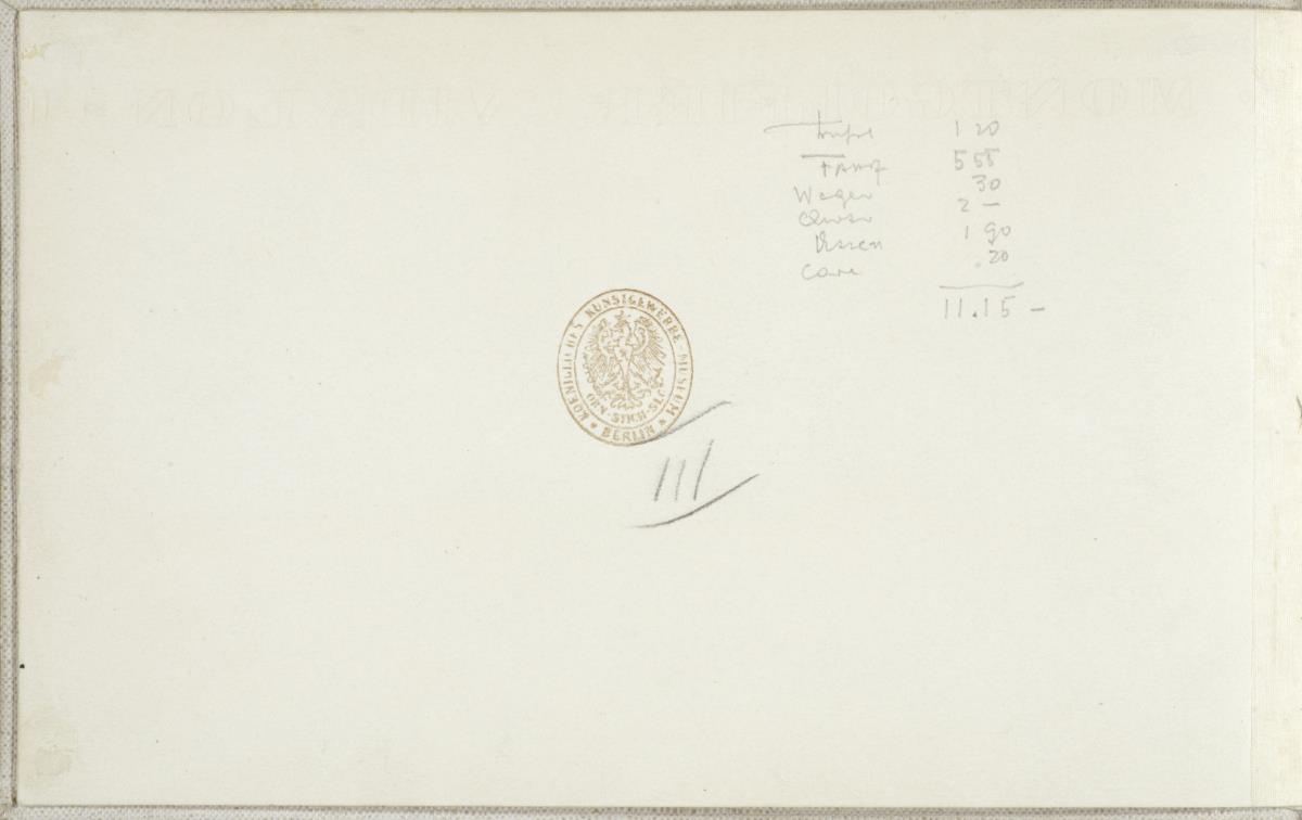 Reiseskizze, Triumphbogen des Trajan