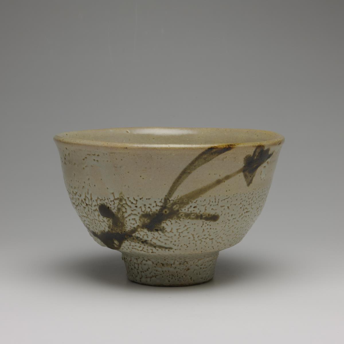 Teeschale (chawan) mit Zuckerrohrdekor