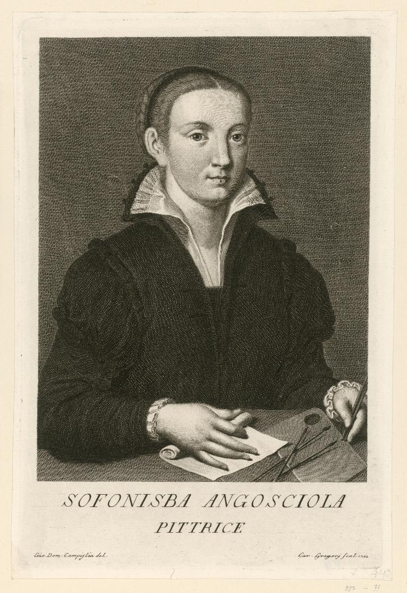 Bildnis der Malerin Sofonisba Anguissola