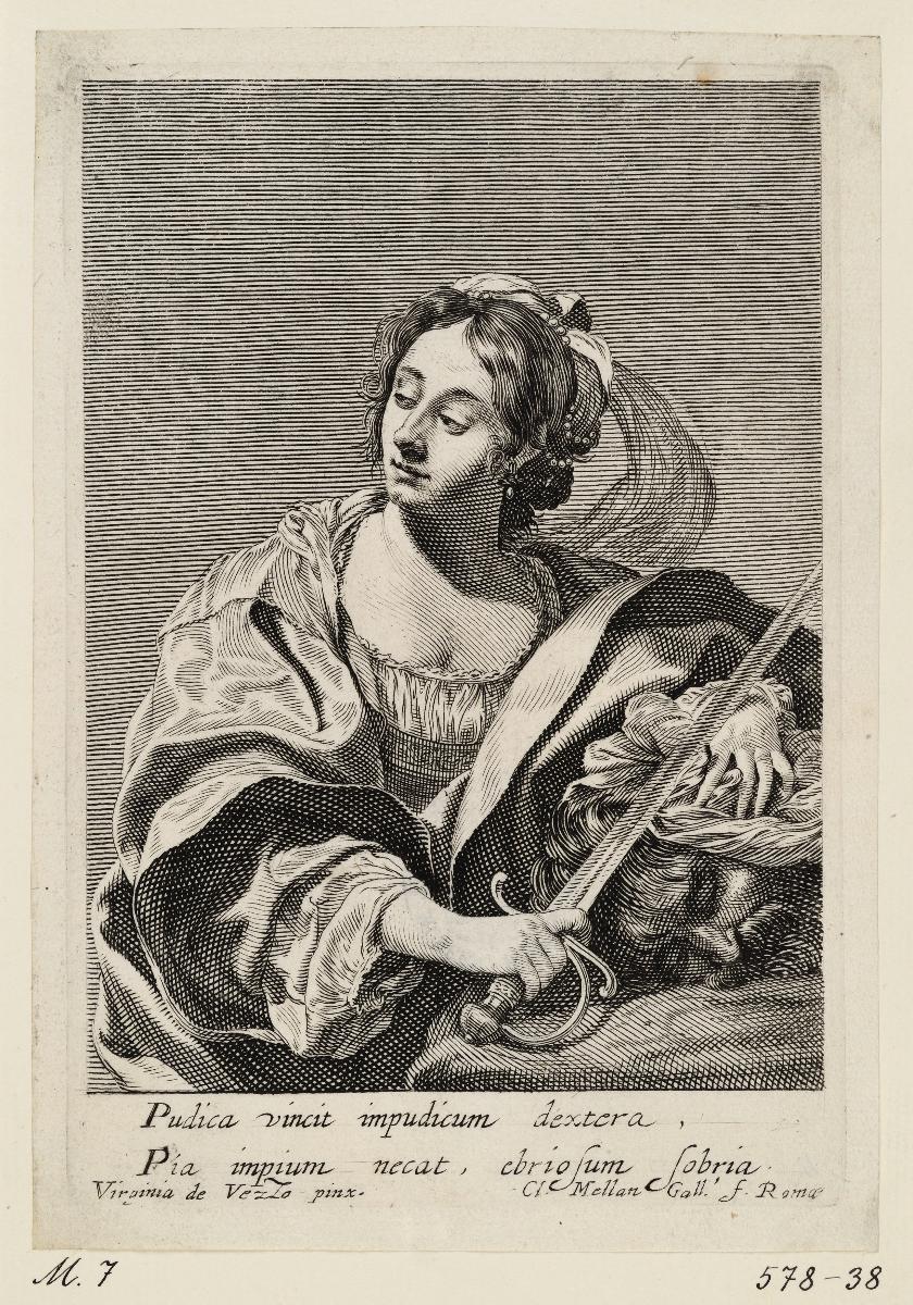 Judith mit dem Haupt des Holofernes (nach Virginia da Vezzo)