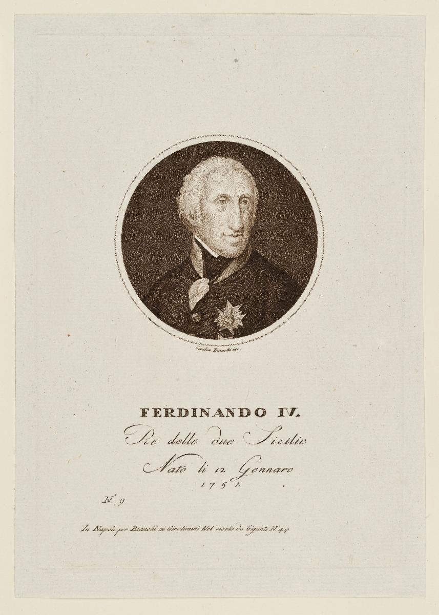 Bildnis Ferdinands IV. , König beider Sizilien