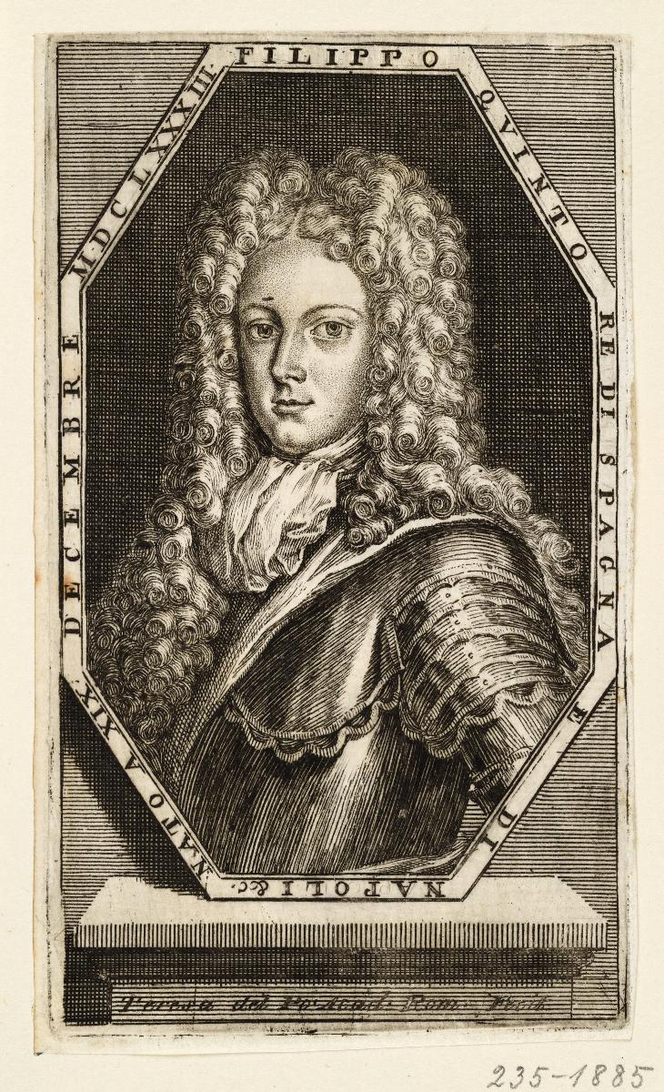Bildnis des spanischen Königs Philipp V.