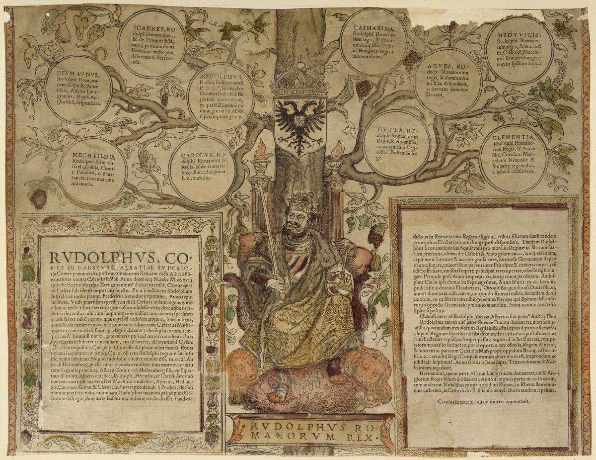 Stammbaum des Hauses Habsburg - Rudolf I.