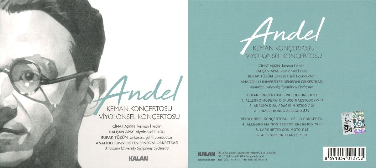 Andel: Keman Konçertosu. Violon Konçertosu.