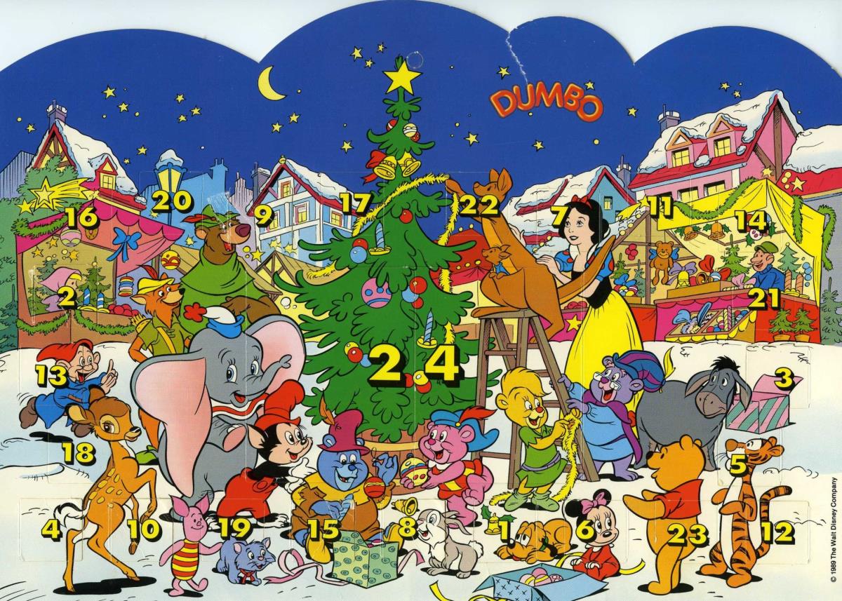 o.T. [Walt Disney-Figuren schmücken den Weihnachtsbaum]