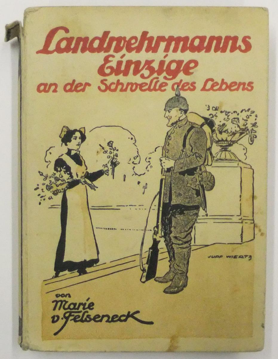 Landwehrmanns Einzige an der Schwelle des Lebens.
