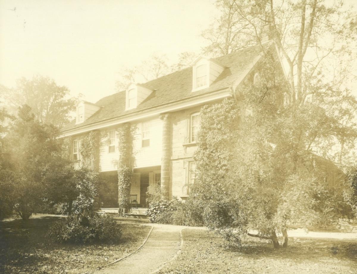 Philadelphia, John Bertram House, Haus mit Garten