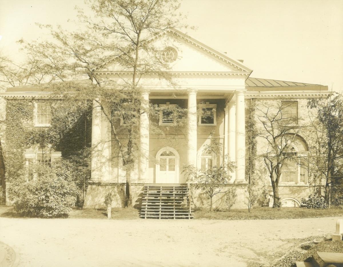 Philadelphia, The Woodlands, Haus mit Garten