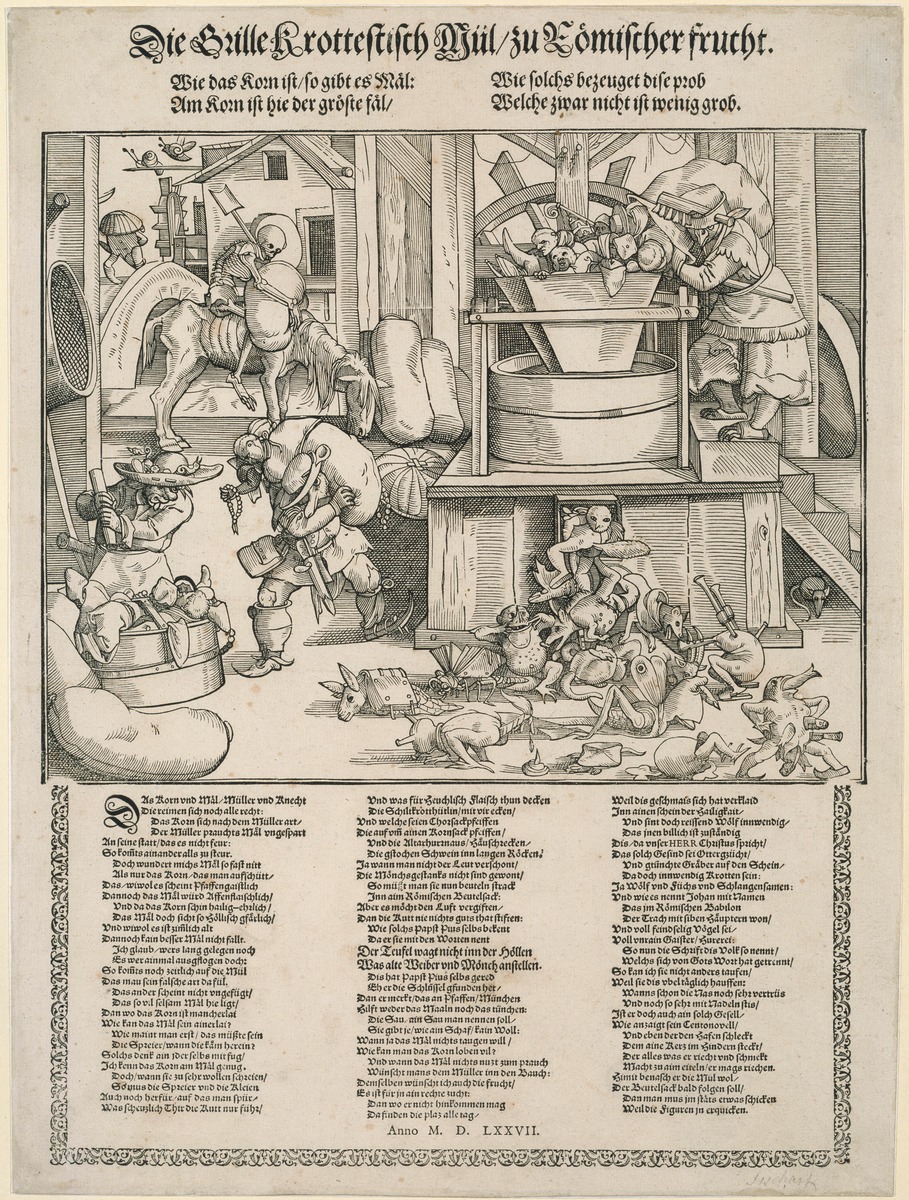 Die brille Krottestisch Mül zu Romischer Frucht (Die Mühle des römischen Papsttums)