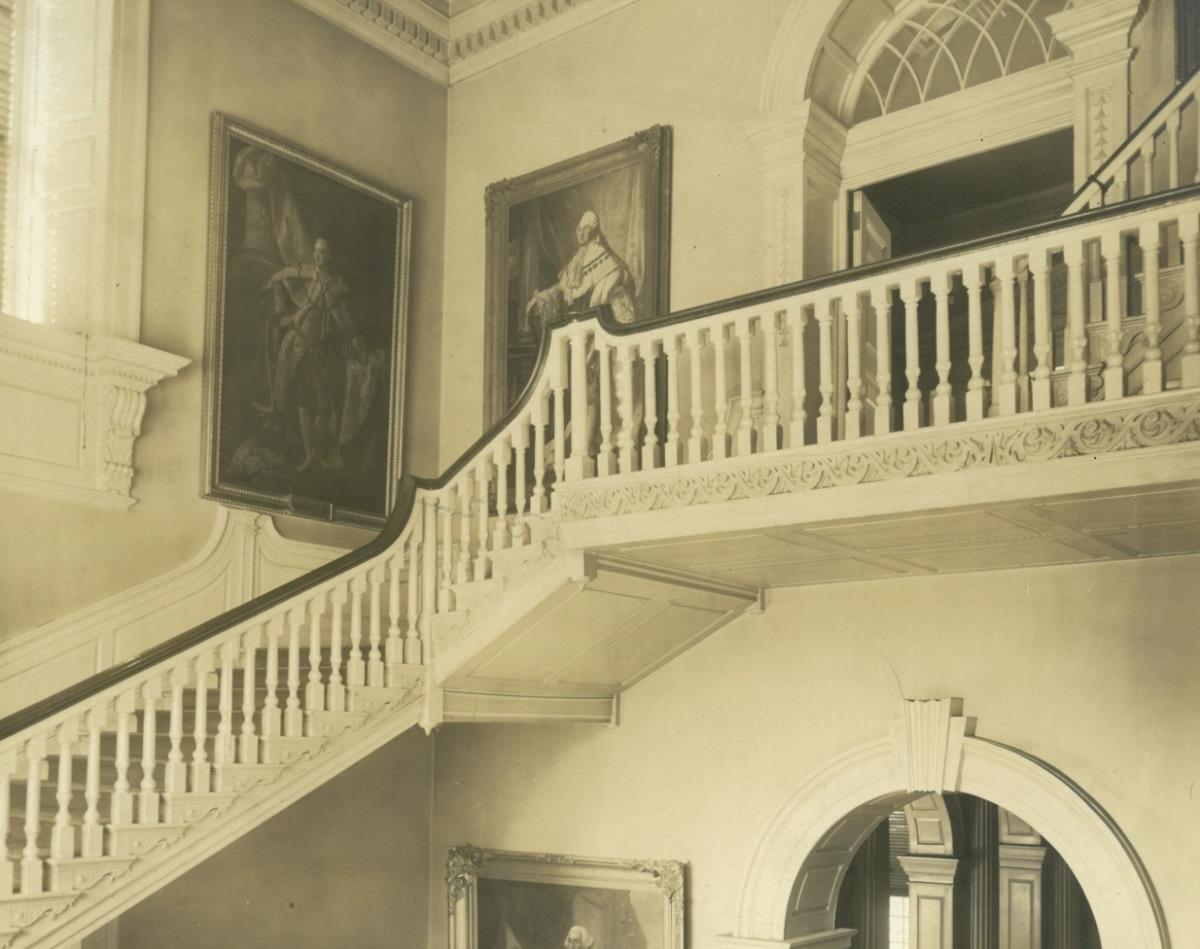 Philadelphia, Independence Hall, Treppe zur Galerie