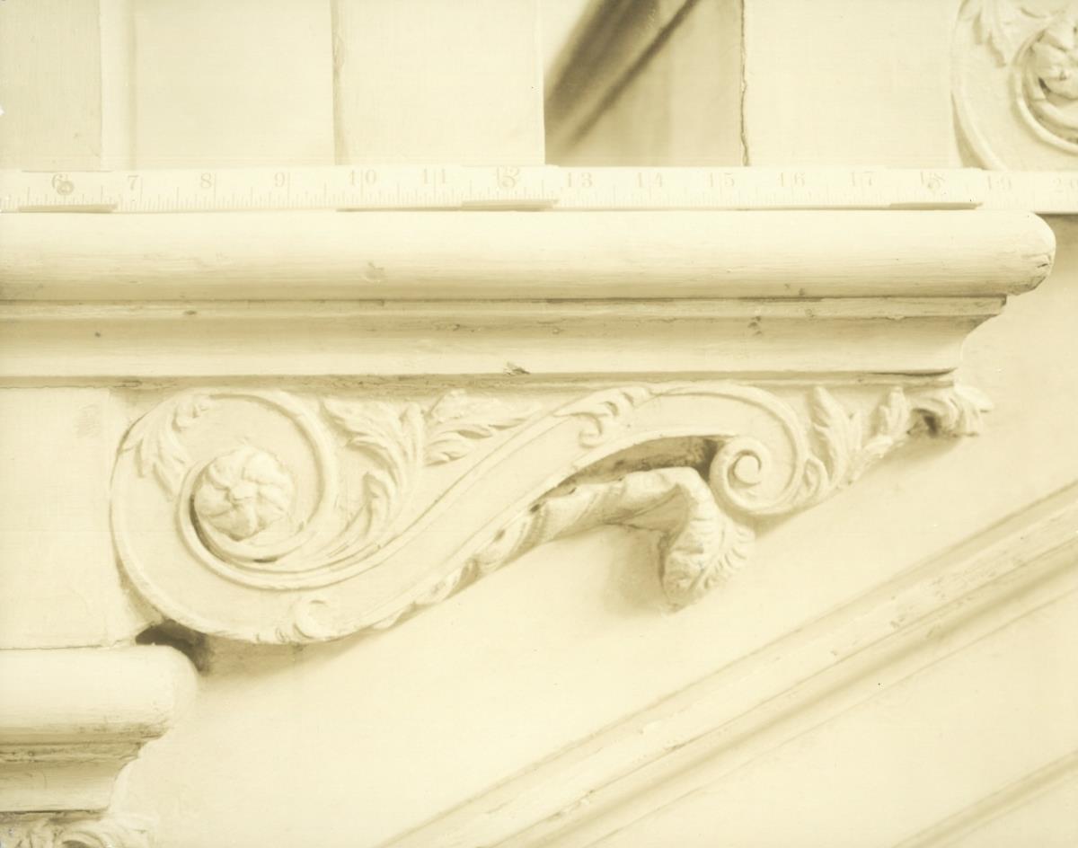Philadelphia, Independence Hall, Detailaufnahme Verzierung