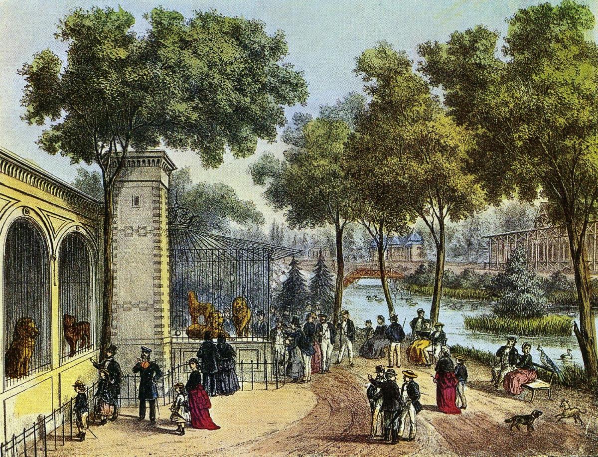 Das Raubthierhaus im Zoologischen Garten in Berlin.