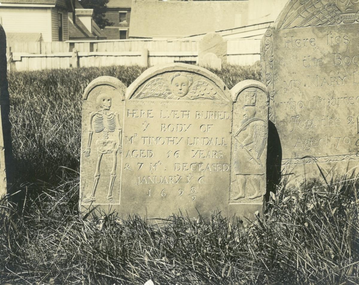 Salem, Friedhof, Grabstein: Timothy Lindall