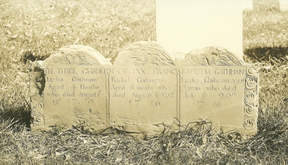 Salem, Friedhof, Grabstein: Rancis and Gathman's Children
