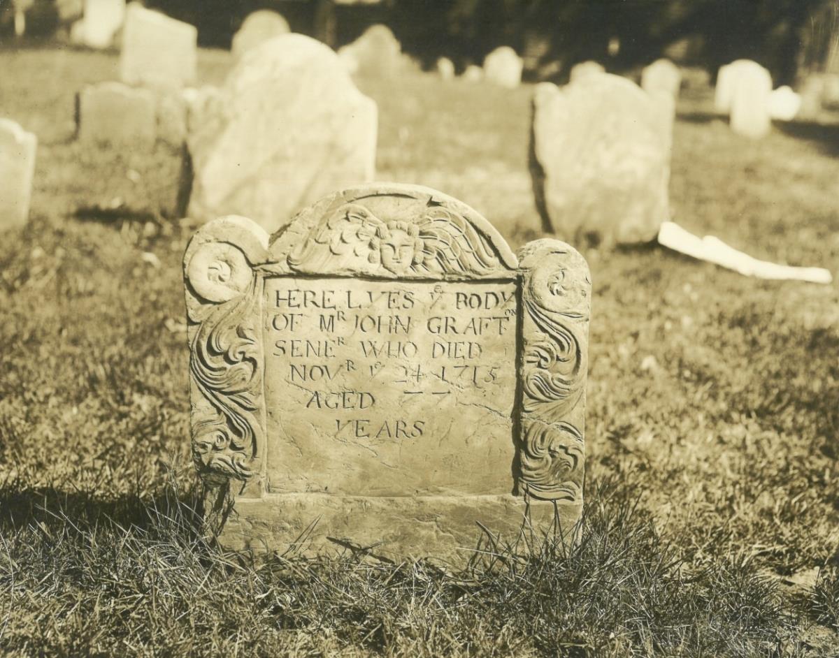 Salem, Friedhof, Grabstein: John Craft
