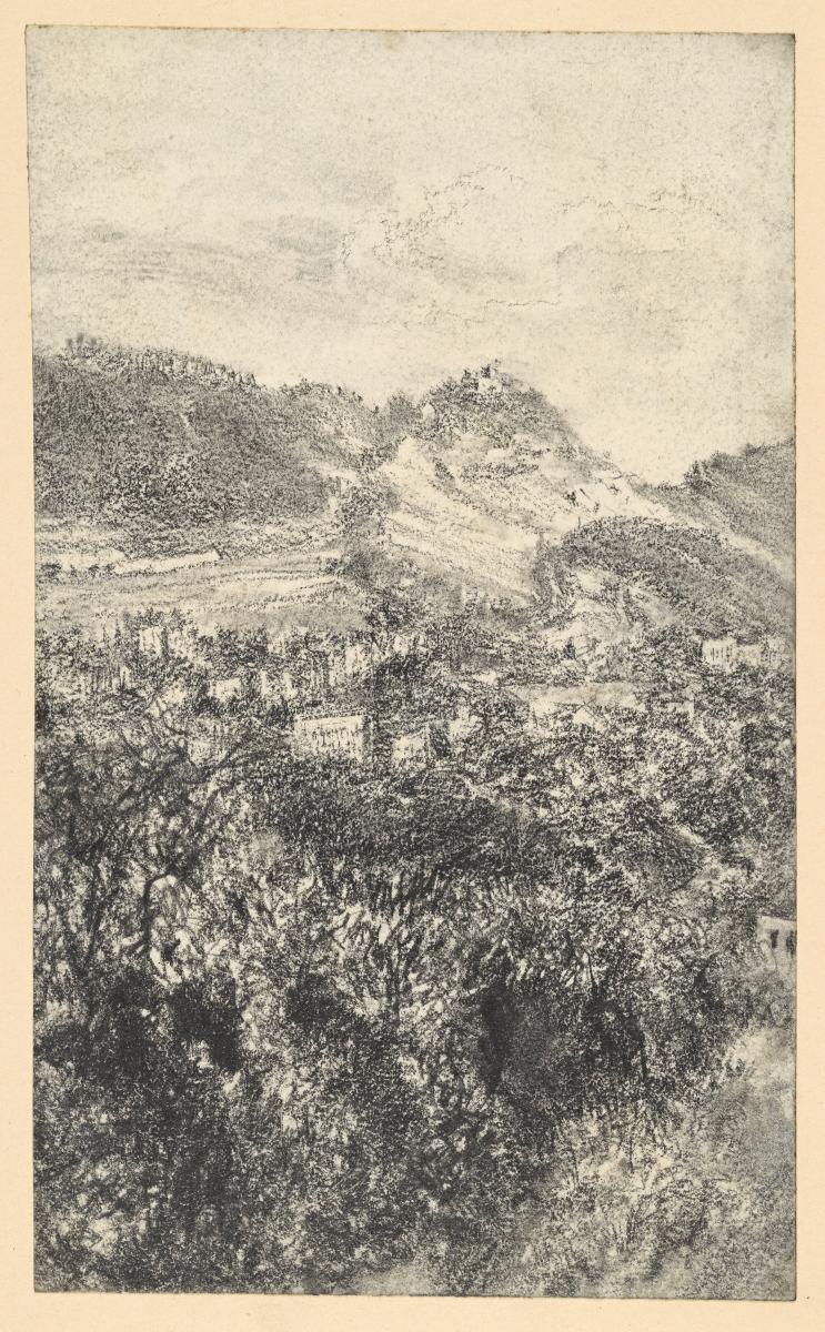 Berglandschaft, bei Kissingen (?)