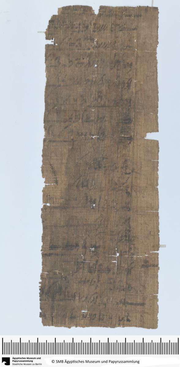 Demotischer Papyrus, Hochformatbrief