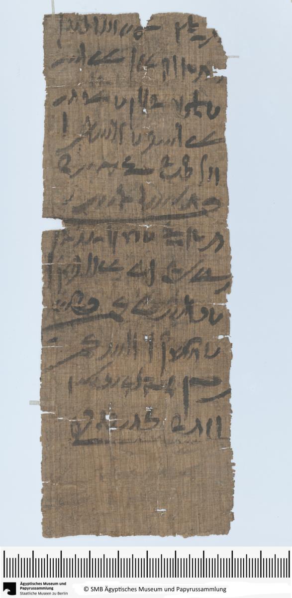 Demotischer Papyrus, Hochformatbrief