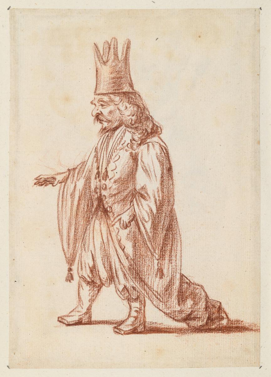 Theaterfigurine, Fantasiekostüm: König