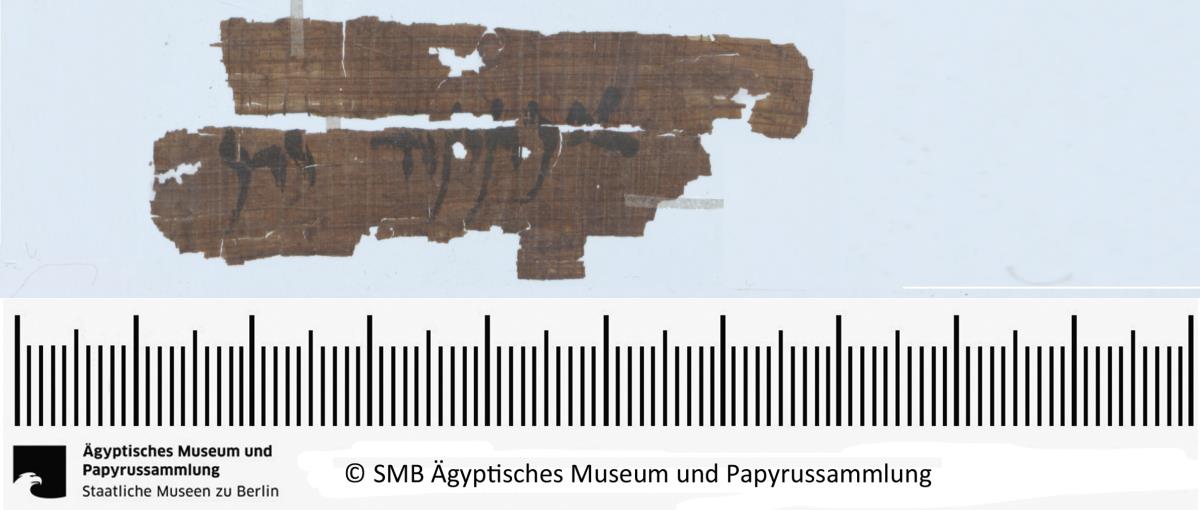 Aramäisches Dokument, Fragment