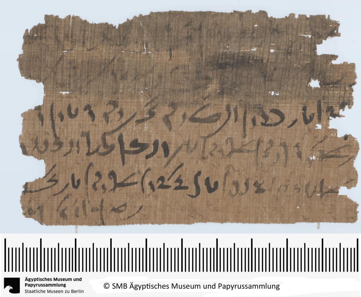 Demotischer Papyrus, Querformatbrief