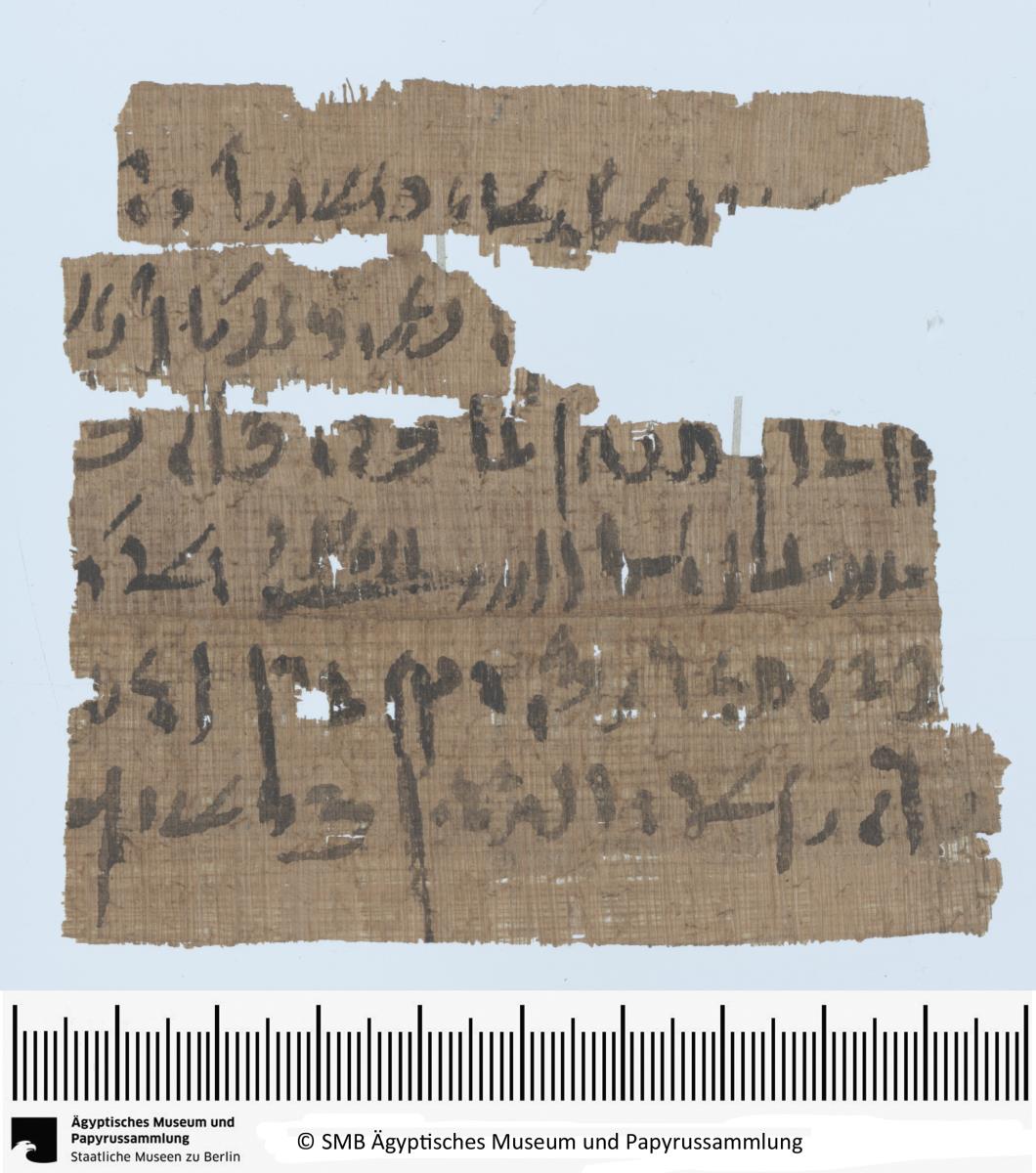 Demotischer Papyrus, Querformatbrief (Korrespondenz Espnebonchis, Sohn des Espneti-hetnetjer)