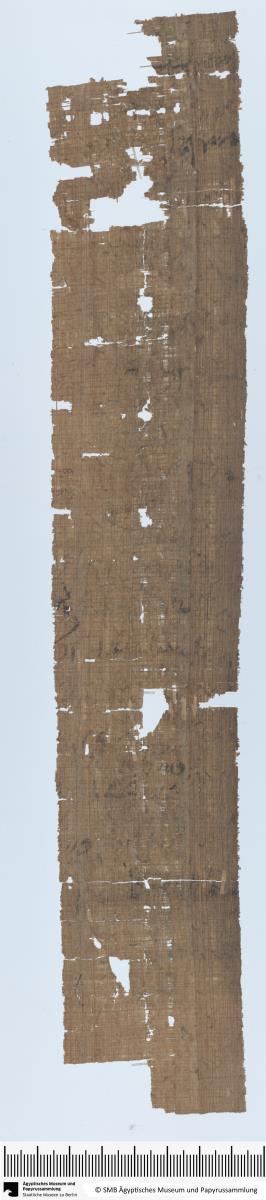 Demotischer Papyrus, Hochformat-Brief