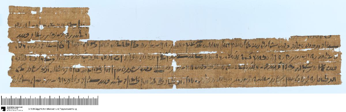 Demotischer Papyrus, Querformatbrief