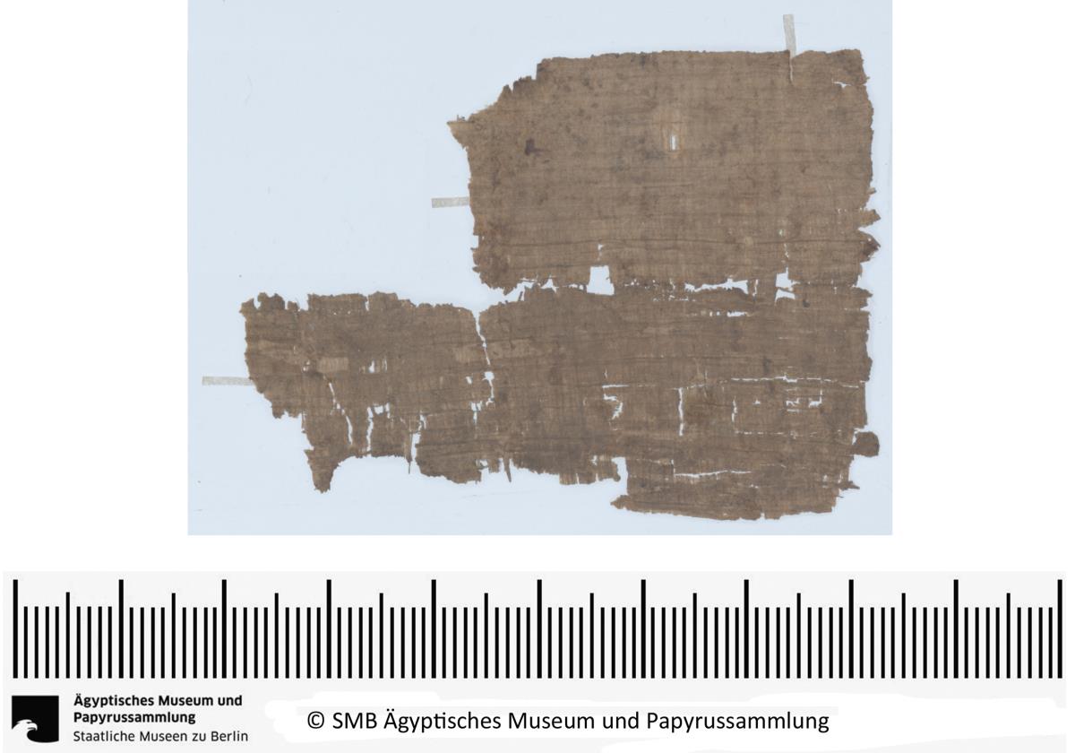 Aramäischer Papyrus, aramäische Version der Behistun‚ Inschrift Dareios’ I., Fragment