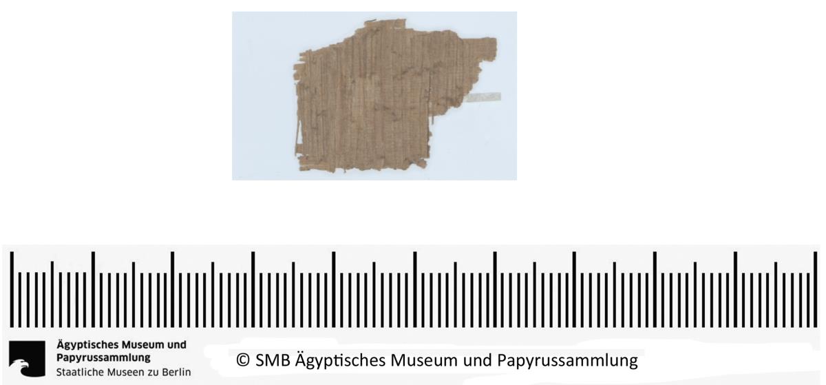 Aramäischer Papyrus, aramäische Version der Behistun‚ Inschrift Dareios’ I., Fragment