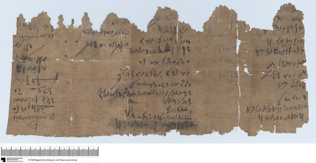 Demotischer Papyrus, Abrechnung