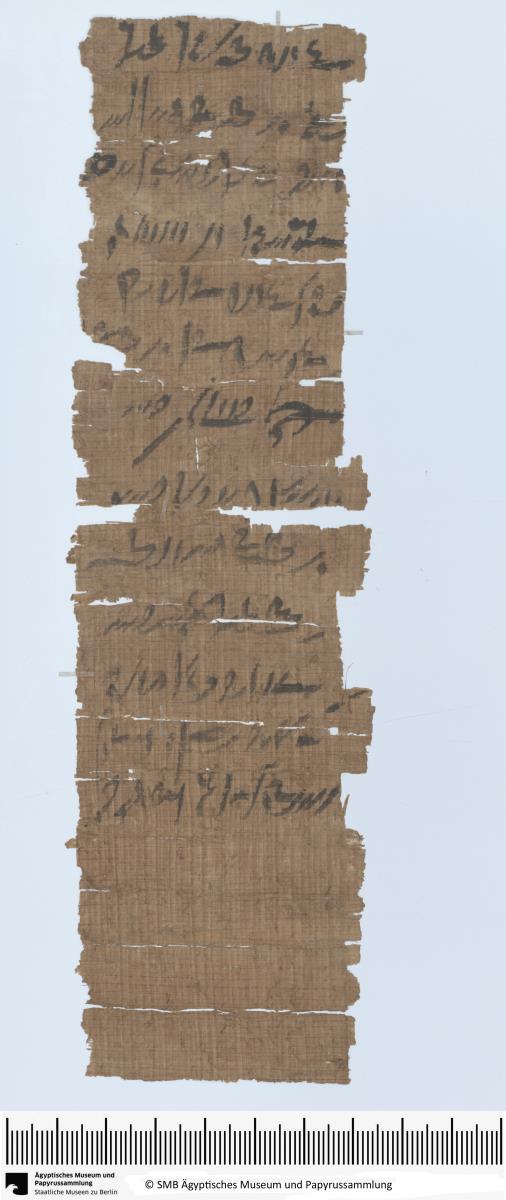 Demotischer Papyrus, Hochformatbrief