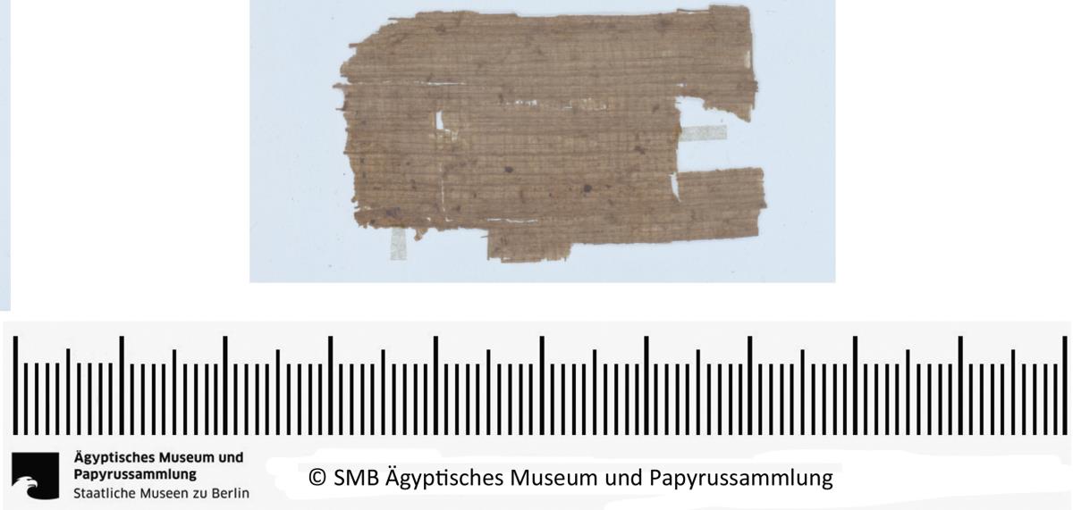 Aramäischer Papyrus, aramäische Version der Behistun‚ Inschrift Dareios’ I., Fragment