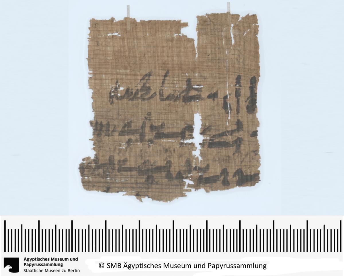 Demotischer Papyrus, Hochformatbrief
