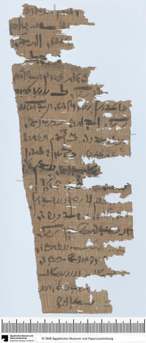 Demotischer Papyrus, Hochformatbrief