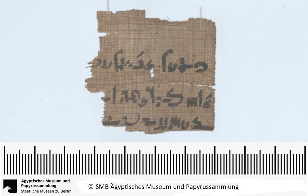 Demotischer Papyrus, Hochformatbrief