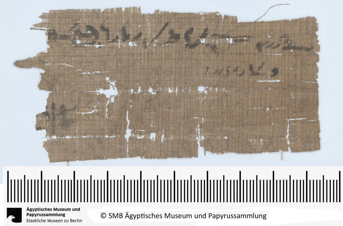 Demotischer Papyrus, Querformatbrief
