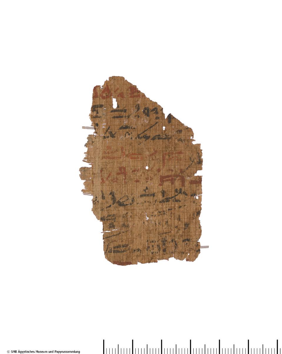 Hieratischer Papyrus, medizinisch, Rezepte zur Augenbehandlung (eventuell P 23073 und P 23074 zusammen)