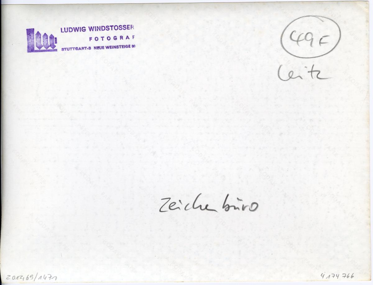 Leitz, Blick ins Zeichenbüro