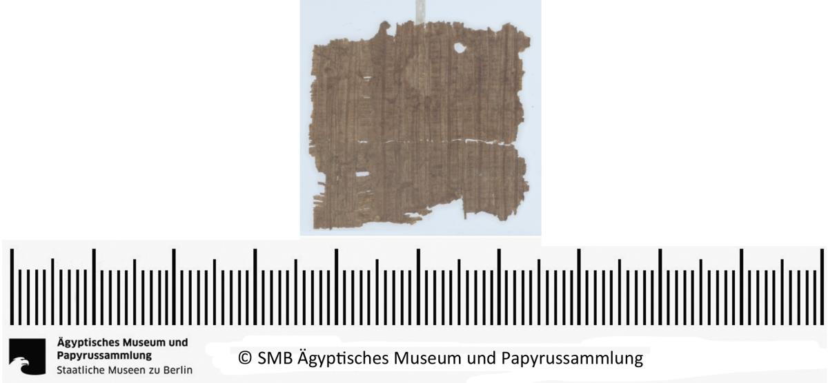 Aramäischer Papyrus, aramäische Version der Behistun‚ Inschrift Dareios’ I., Fragment