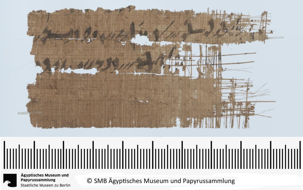 Demotischer Papyrus, Querformatbrief