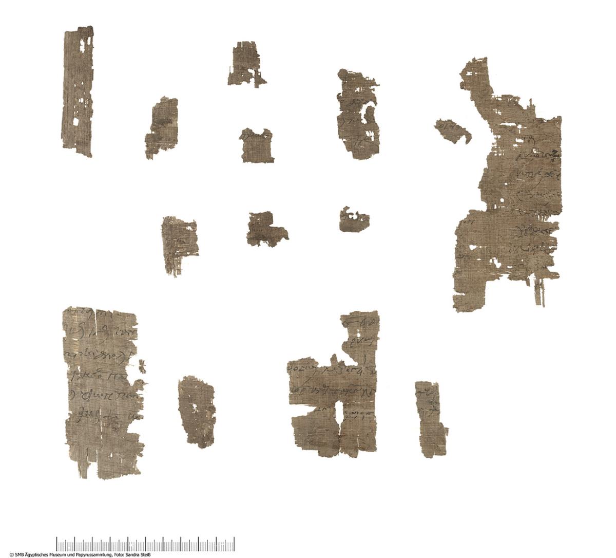 Hieratischer Papyrus mit einer Version vom "Buch vom Tempel"