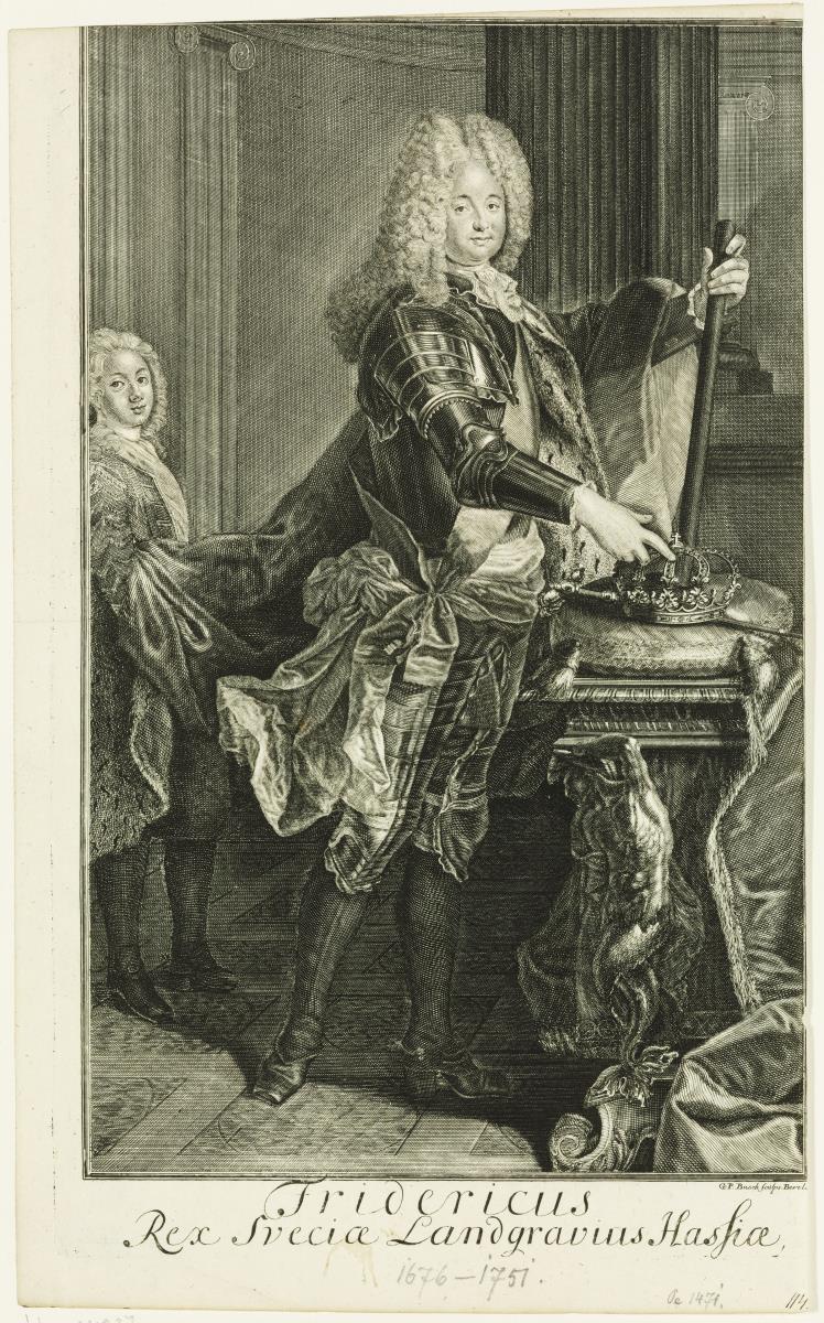 König Friedrich I. von Schweden, Landgraf von Hessen-Kassel