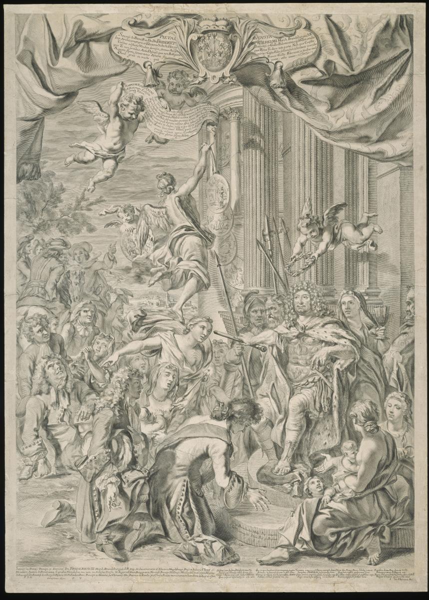 Empfang der Hugenotten in Potsdam 1685