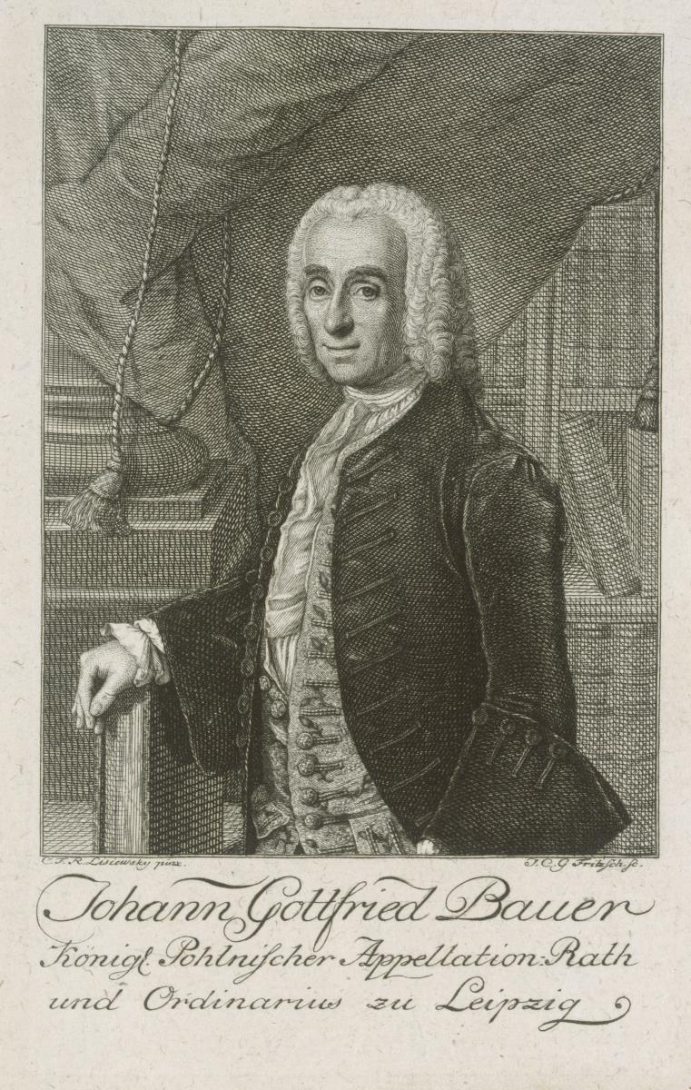 Bildnis Johann Gottfried Bauer