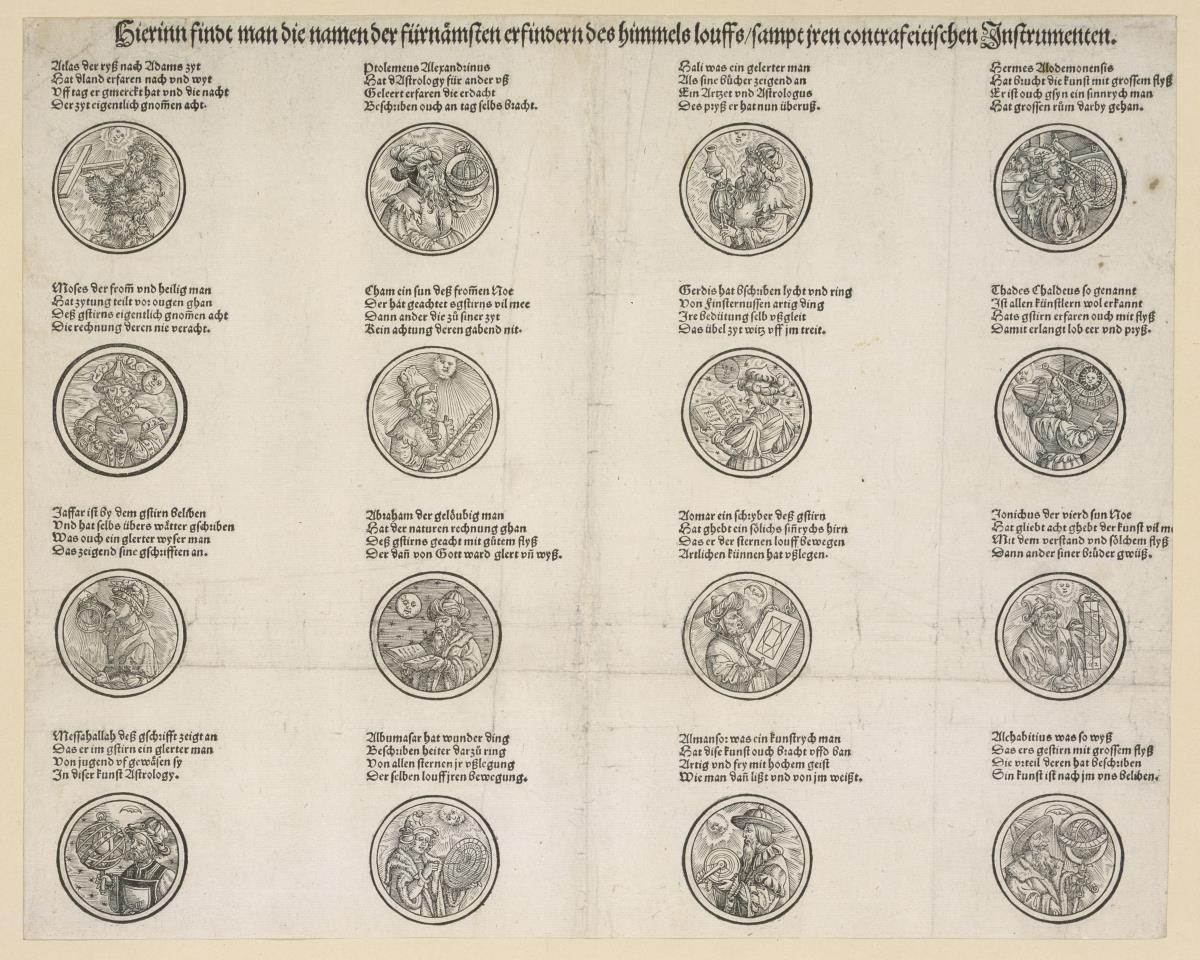 Sechzehn Bildnisse von Astronomen (1)