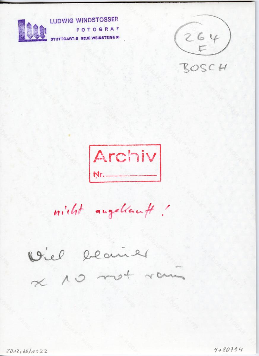 Robert Bosch GmbH, Stanzmaschine