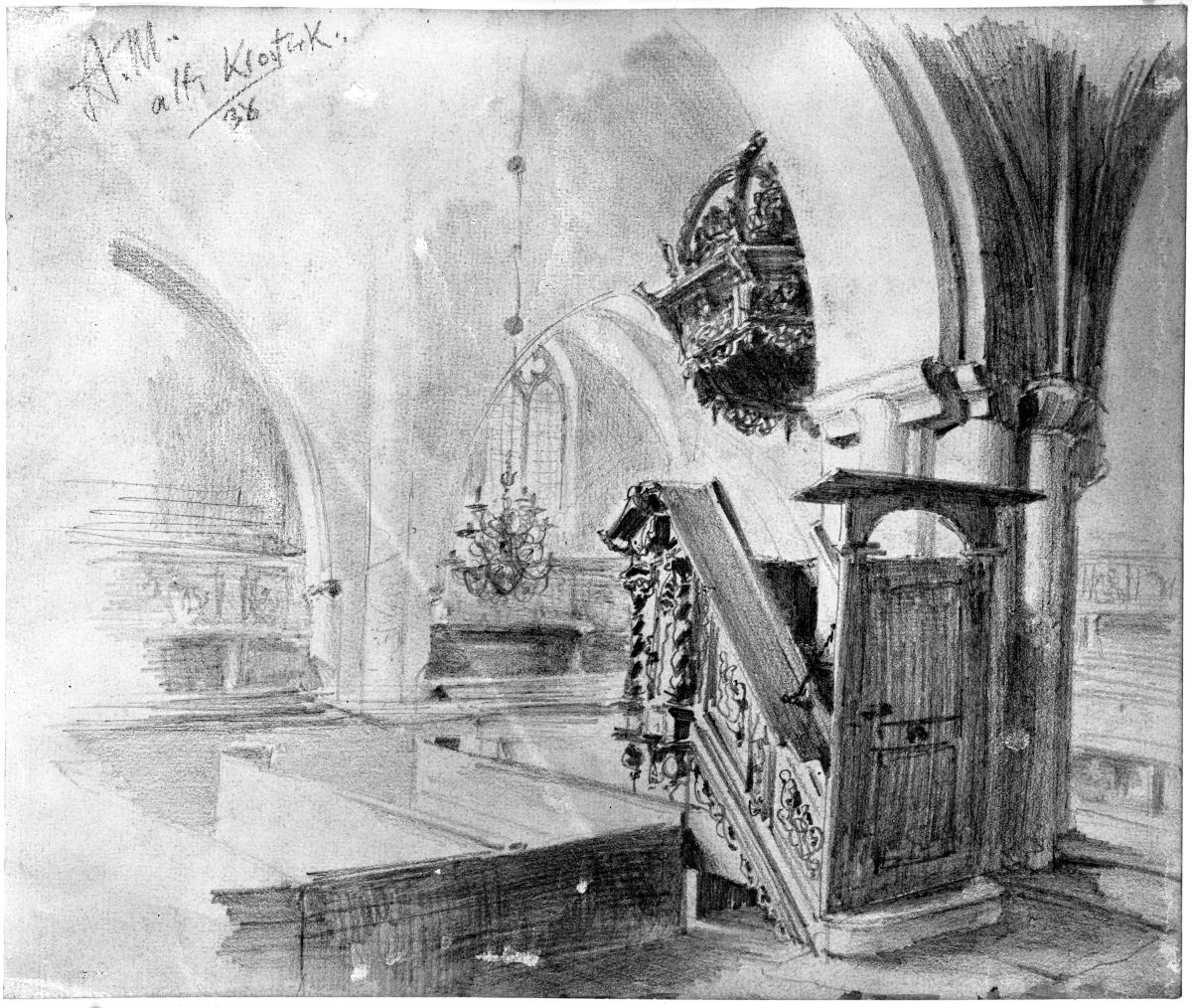 Kanzel in der alten Klosterkirche in Berlin
