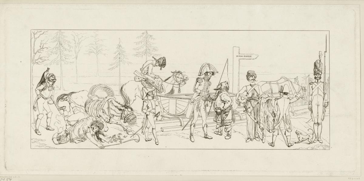 Napoleons Flucht aus Russland