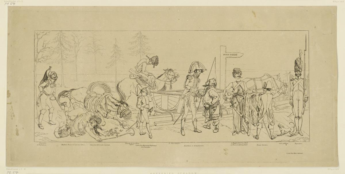 Napoleons Flucht aus Russland